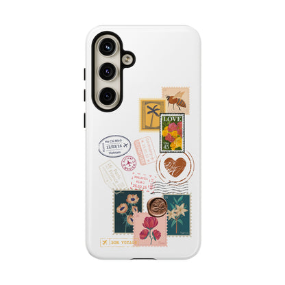 Love Letter Stamps White Samsung Case