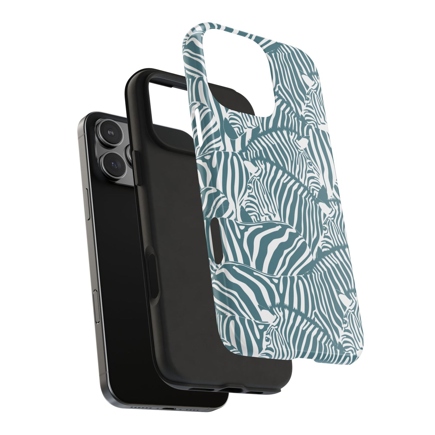 Green Zebra iPhone Case