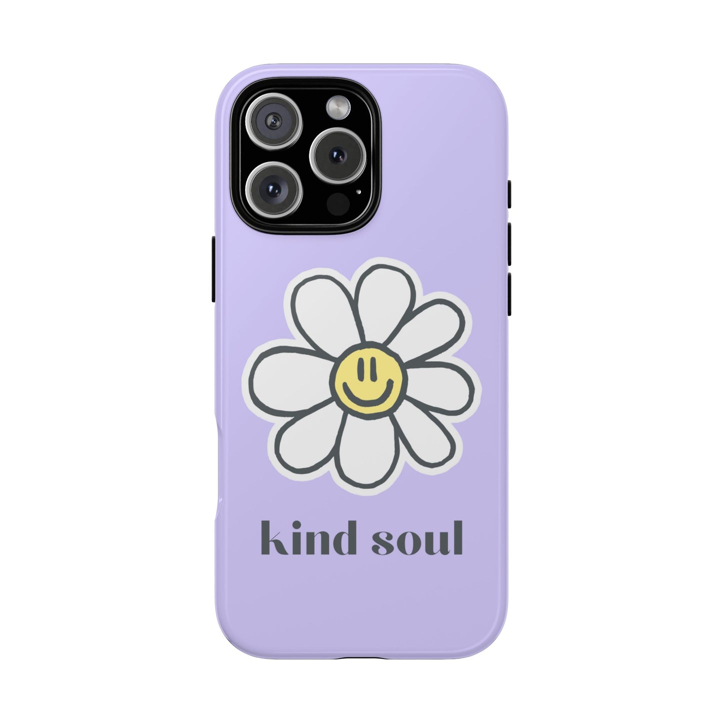 Kind Soul Purple iPhone Case