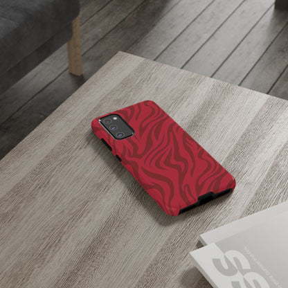 Fire Red Samsung Case