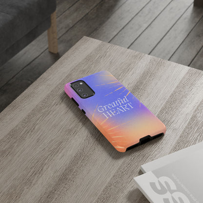 Grateful Heart Blue Samsung Case