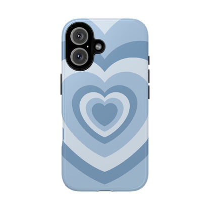 Infinity Blue Hearts iPhone Case