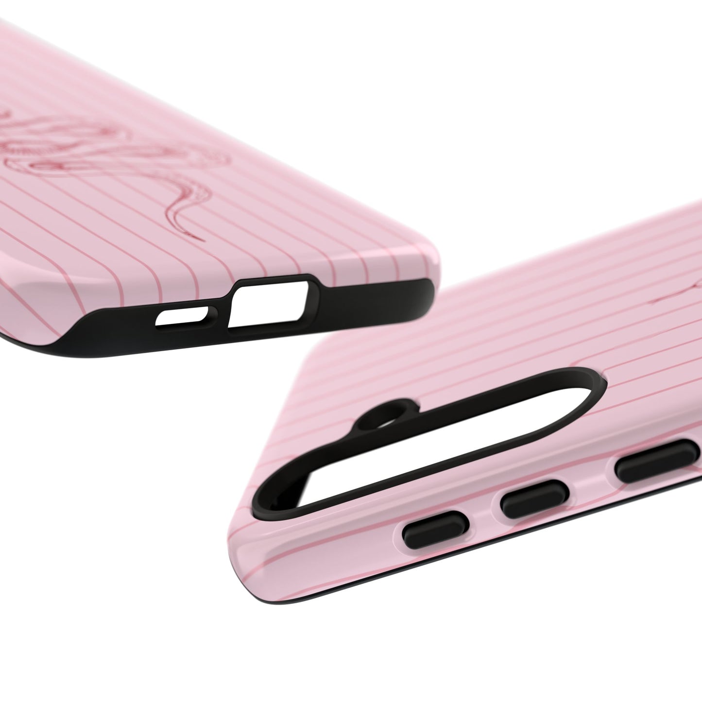 Red Snake Pink Samsung Case