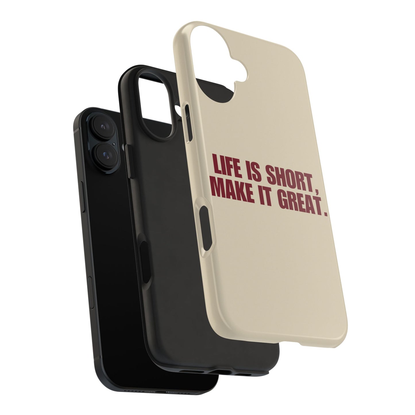 Life is short. iPhone Case