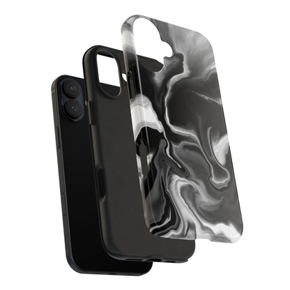 Black Fluid iPhone Case