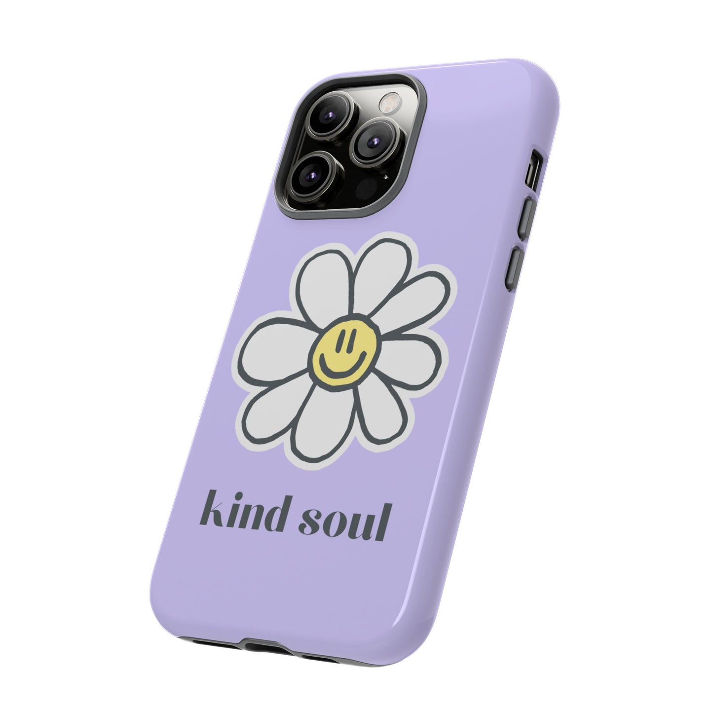 Kind Soul Purple iPhone Case