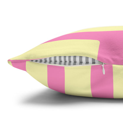Pink & Yellow Decorative Pillow