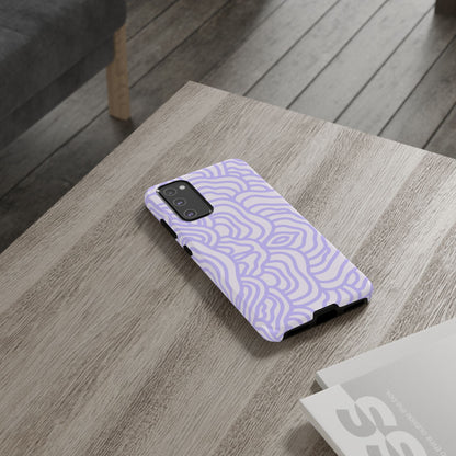 Purple Lines Samsung Case