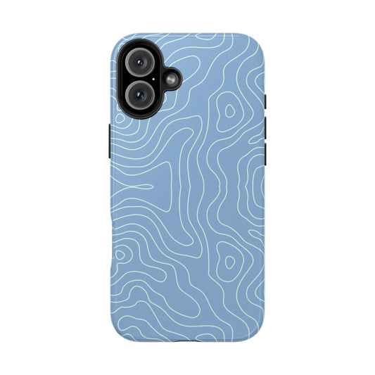 Blue Abstract iPhone Case