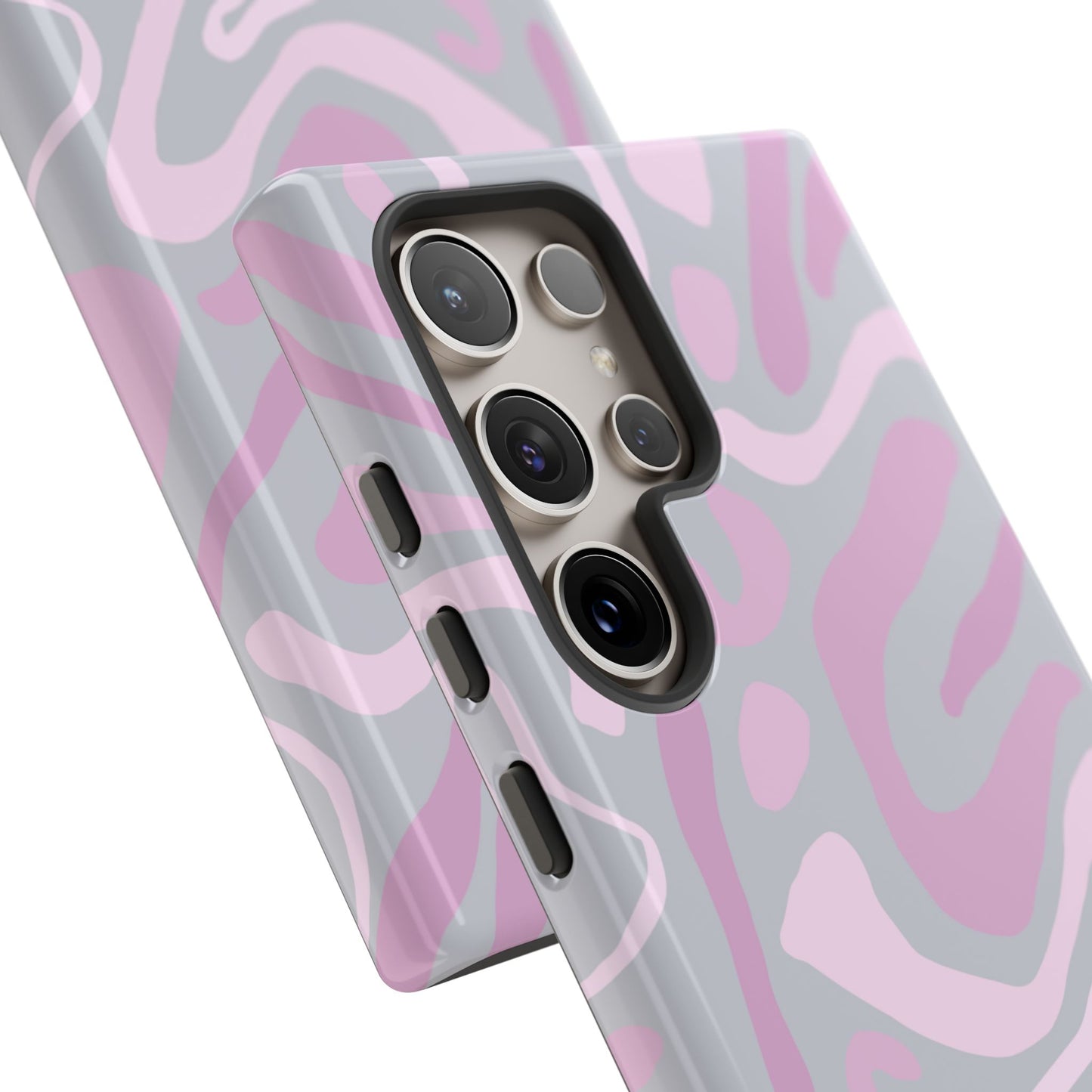 Pink Abstract Shapes Samsung Case