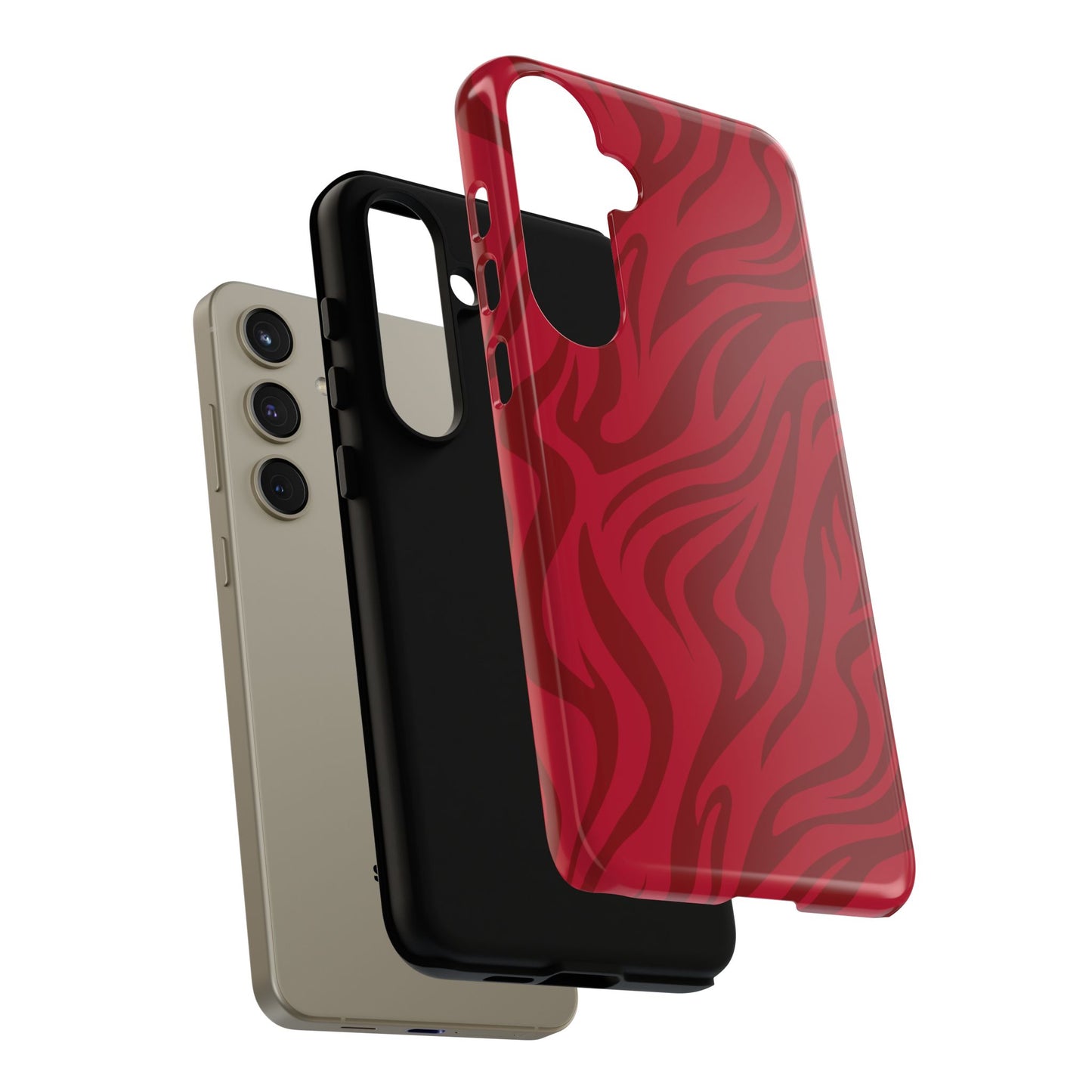 Fire Red Samsung Case