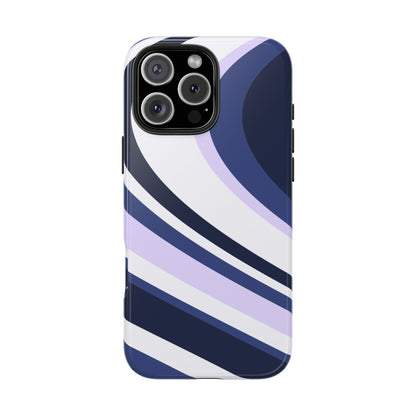 Abstract Purple & Blue iPhone Case