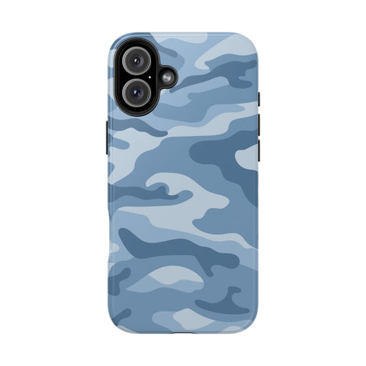 Blue Camo iPhone Case