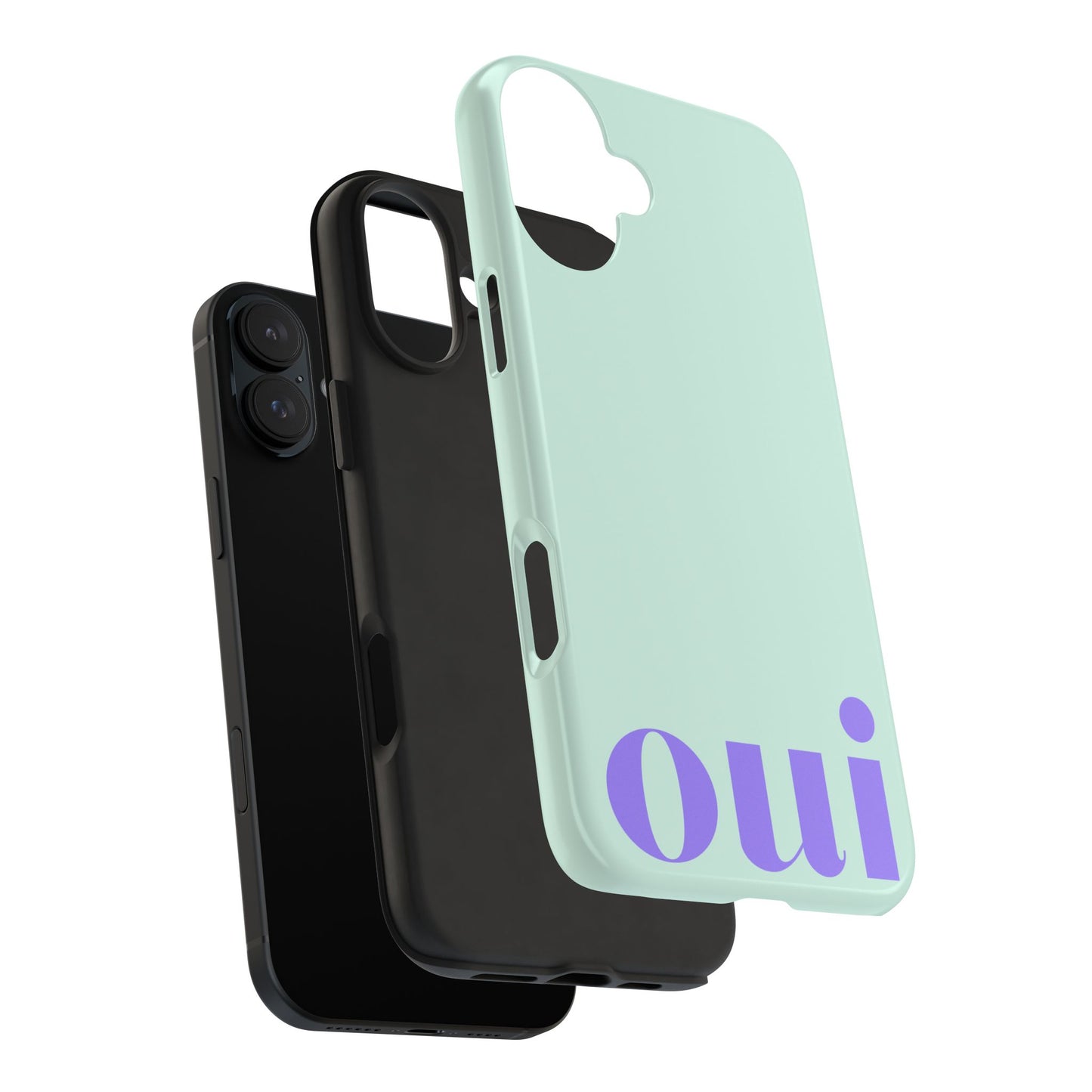 Oui Oui Green iPhone Case