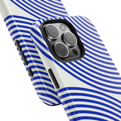 Blue Circles iPhone Case