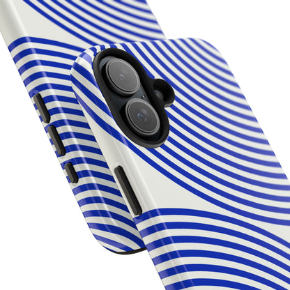 Blue Circles iPhone Case