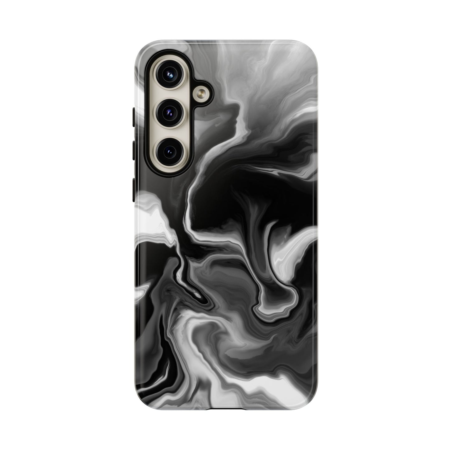 Black Fluid Samsung Case