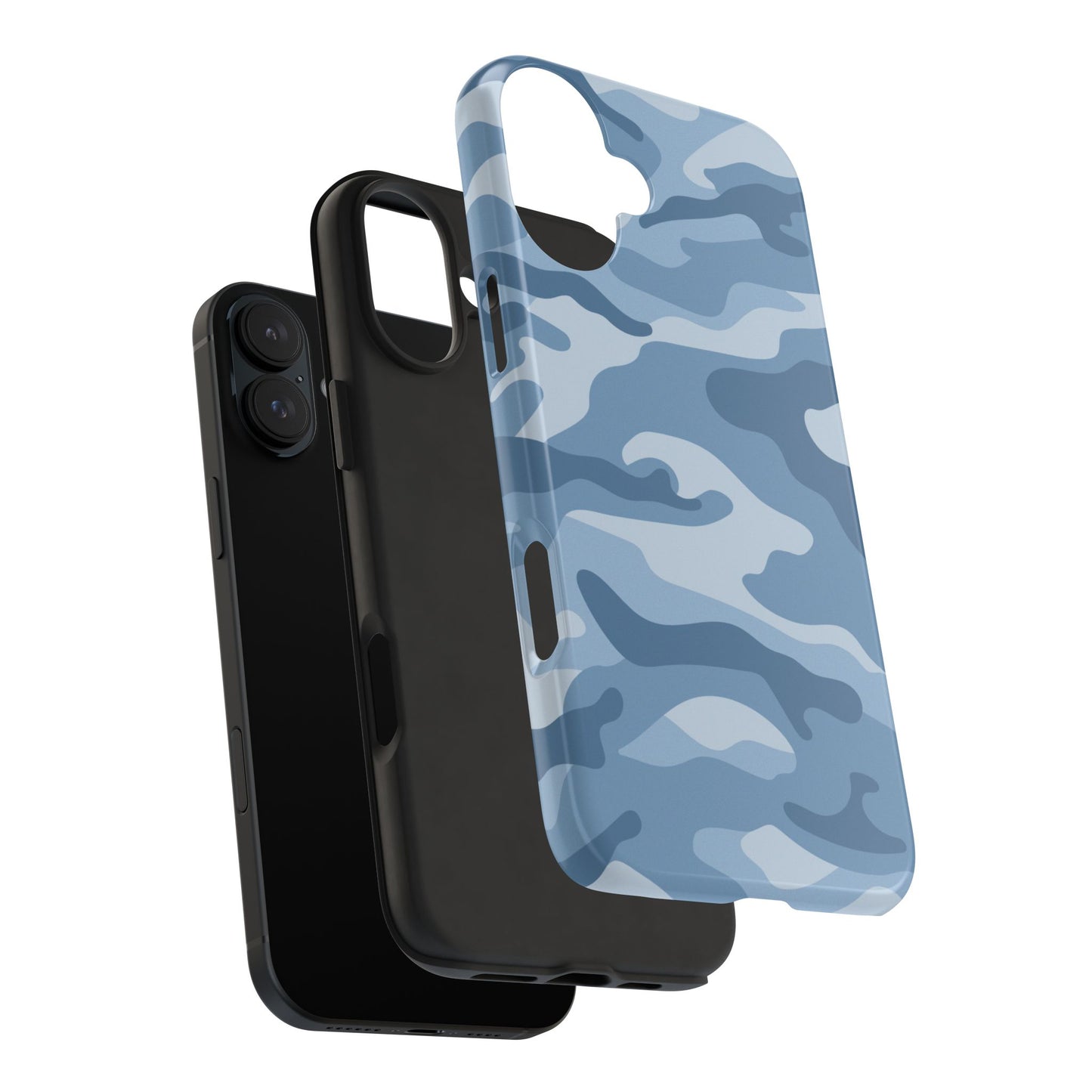 Blue Camo iPhone Case