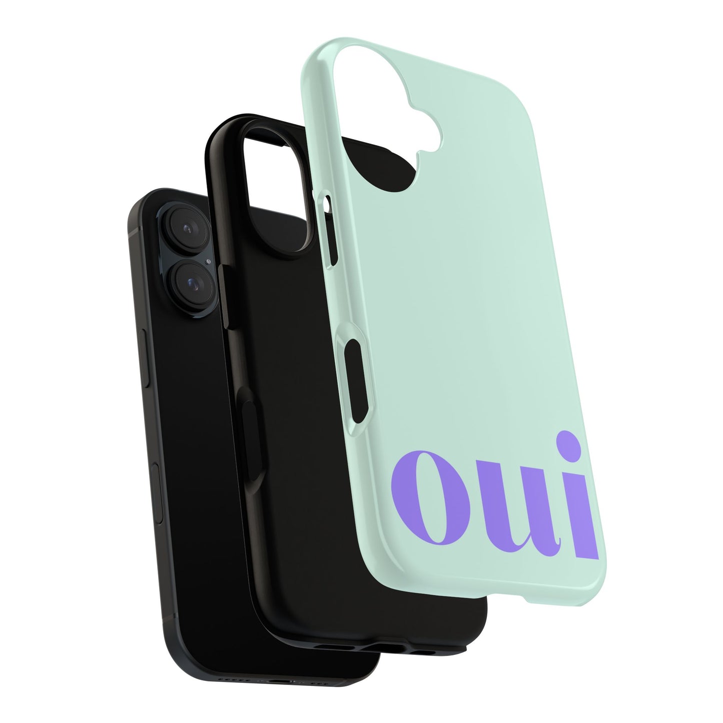 Oui Oui Green iPhone Case