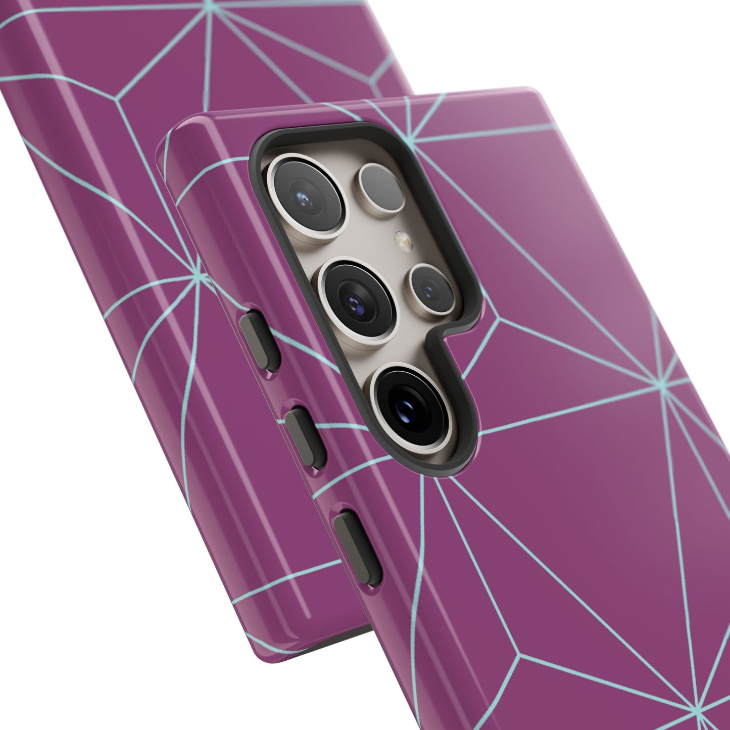 Purple Triangles Samsung Case