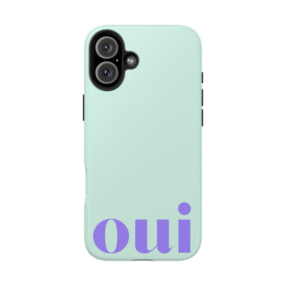 Oui Oui Green iPhone Case