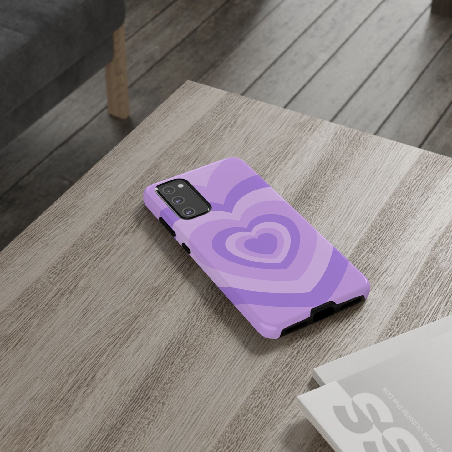 Infinity Purple Hearts Samsung Case