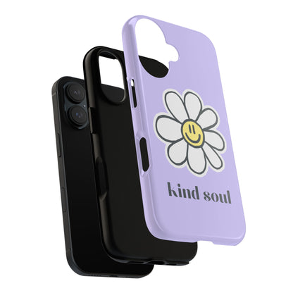 Kind Soul Purple iPhone Case