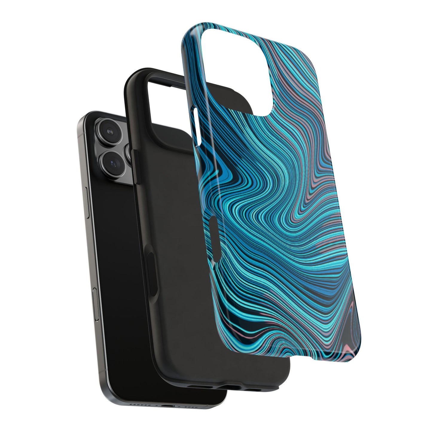 Blue Fluidity iPhone Case