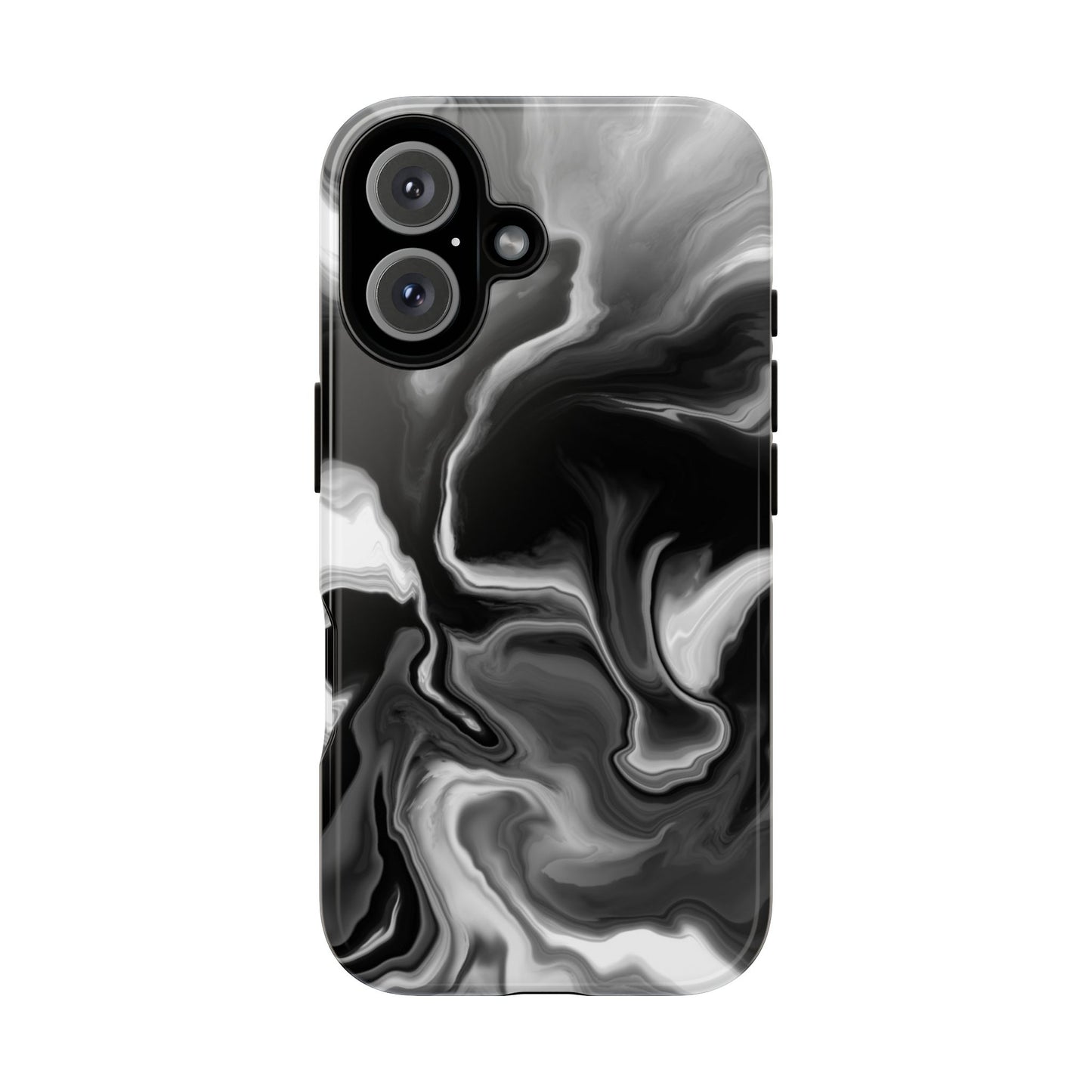 Black Fluid iPhone Case