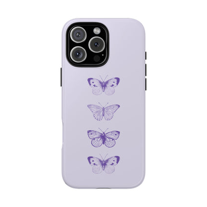 Purple Butterfly iPhone Case