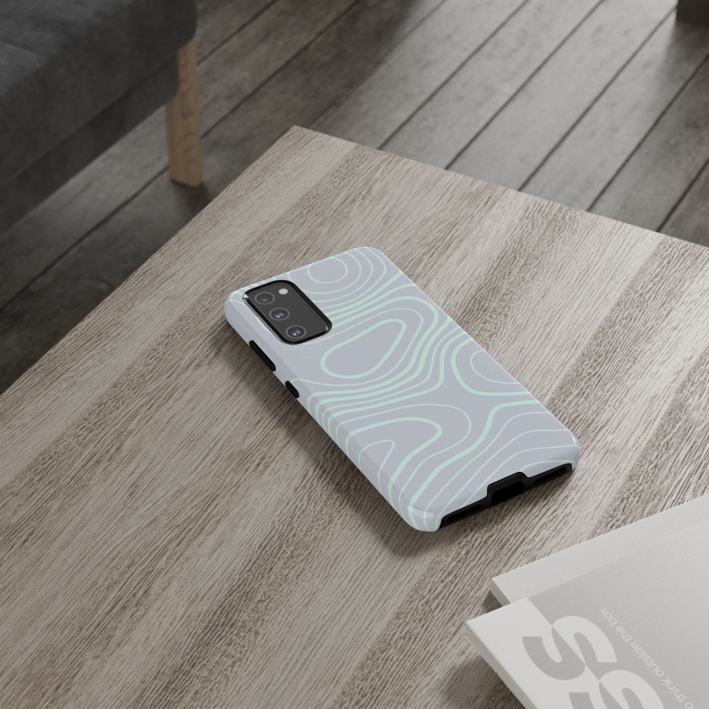 Mint Fine Lines Samsung Case