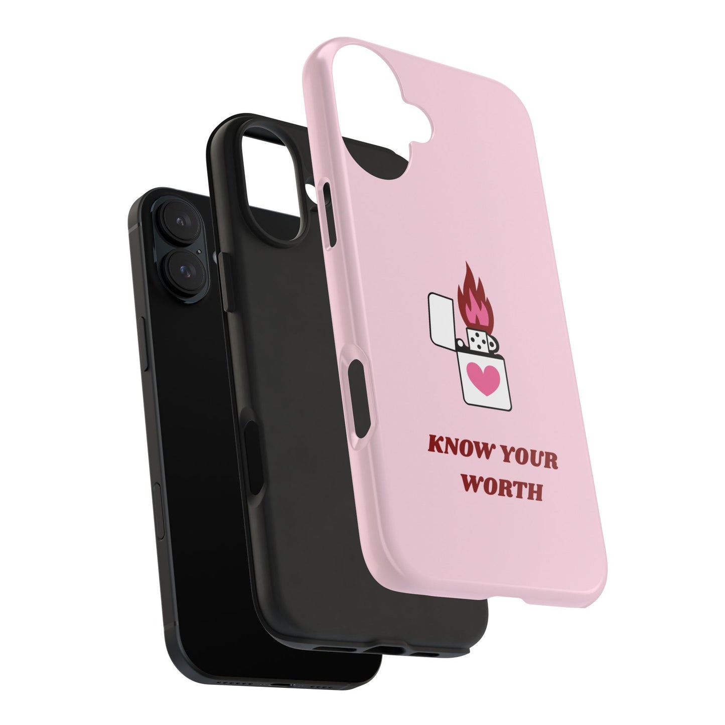 Know your worth Pink iPhone Case