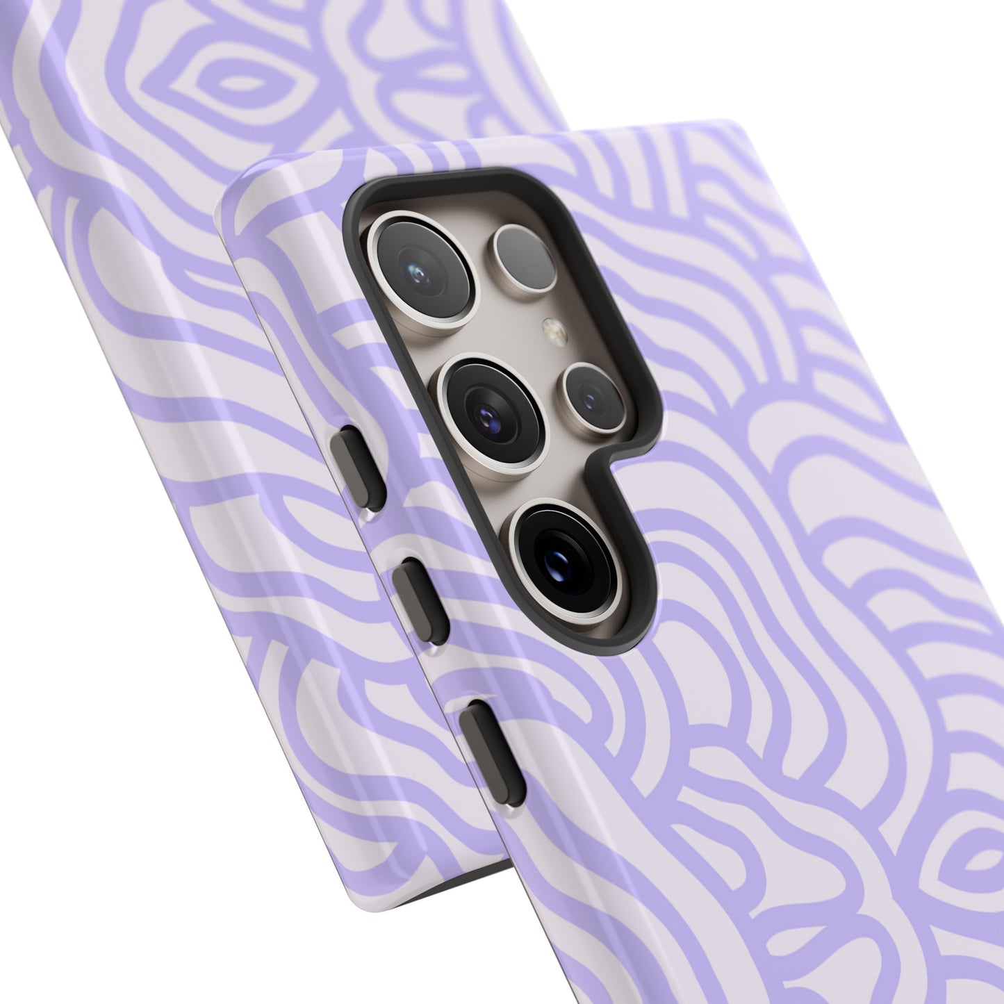 Purple Lines Samsung Case