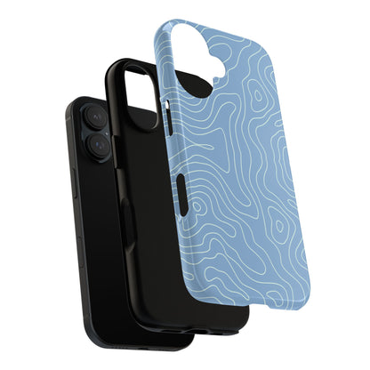 Blue Abstract iPhone Case