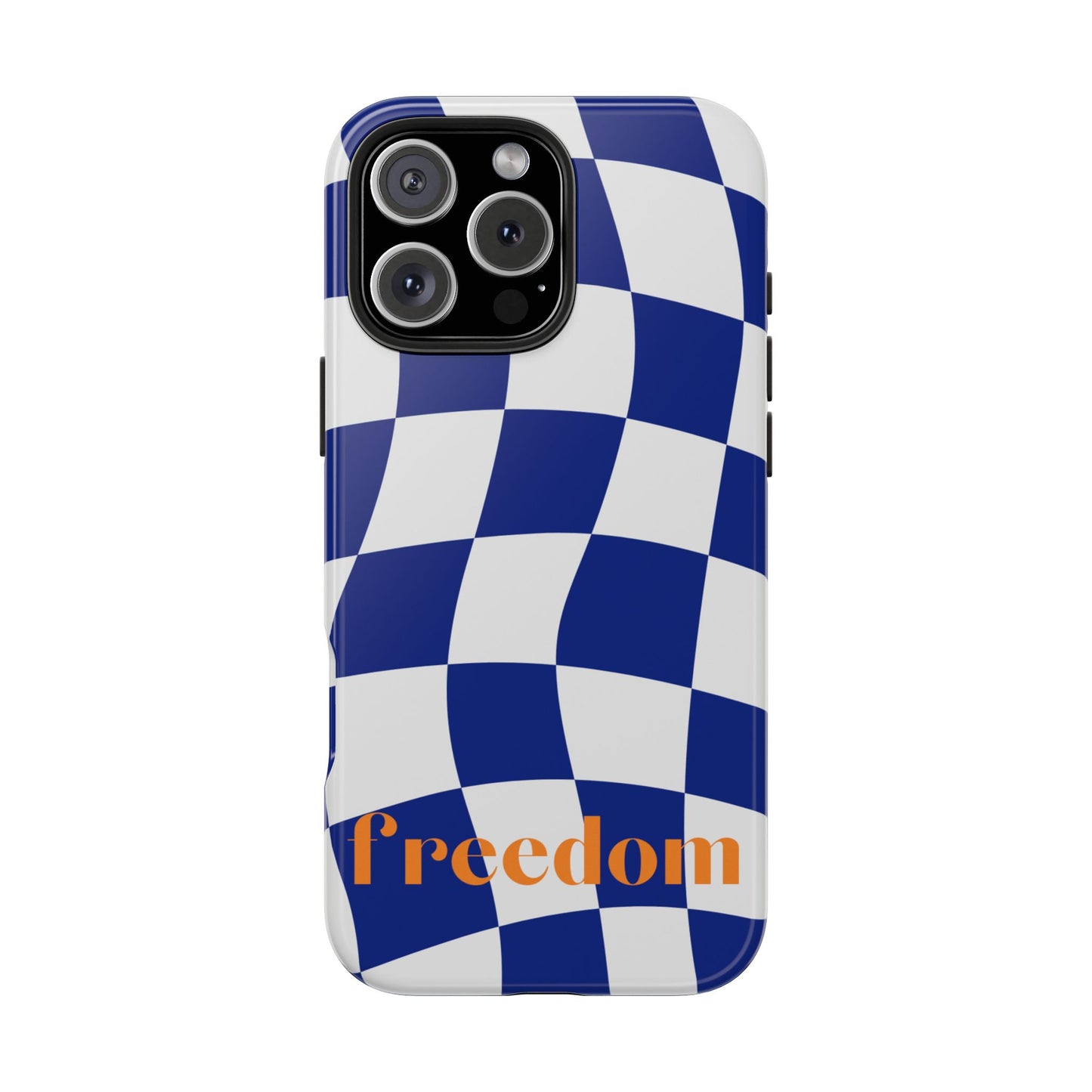 Freedom Blue iPhone Case