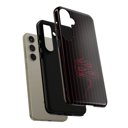 Red Snake Black Samsung Case