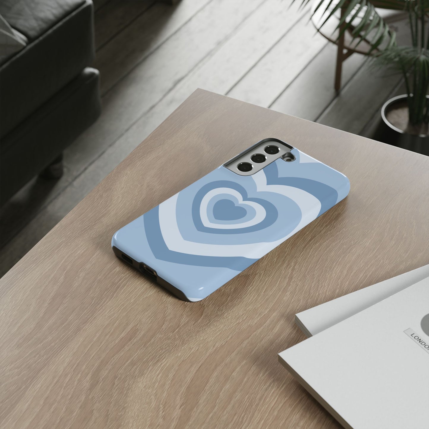 Infinity Blue Hearts Samsung Case