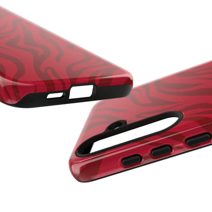 Fire Red Samsung Case