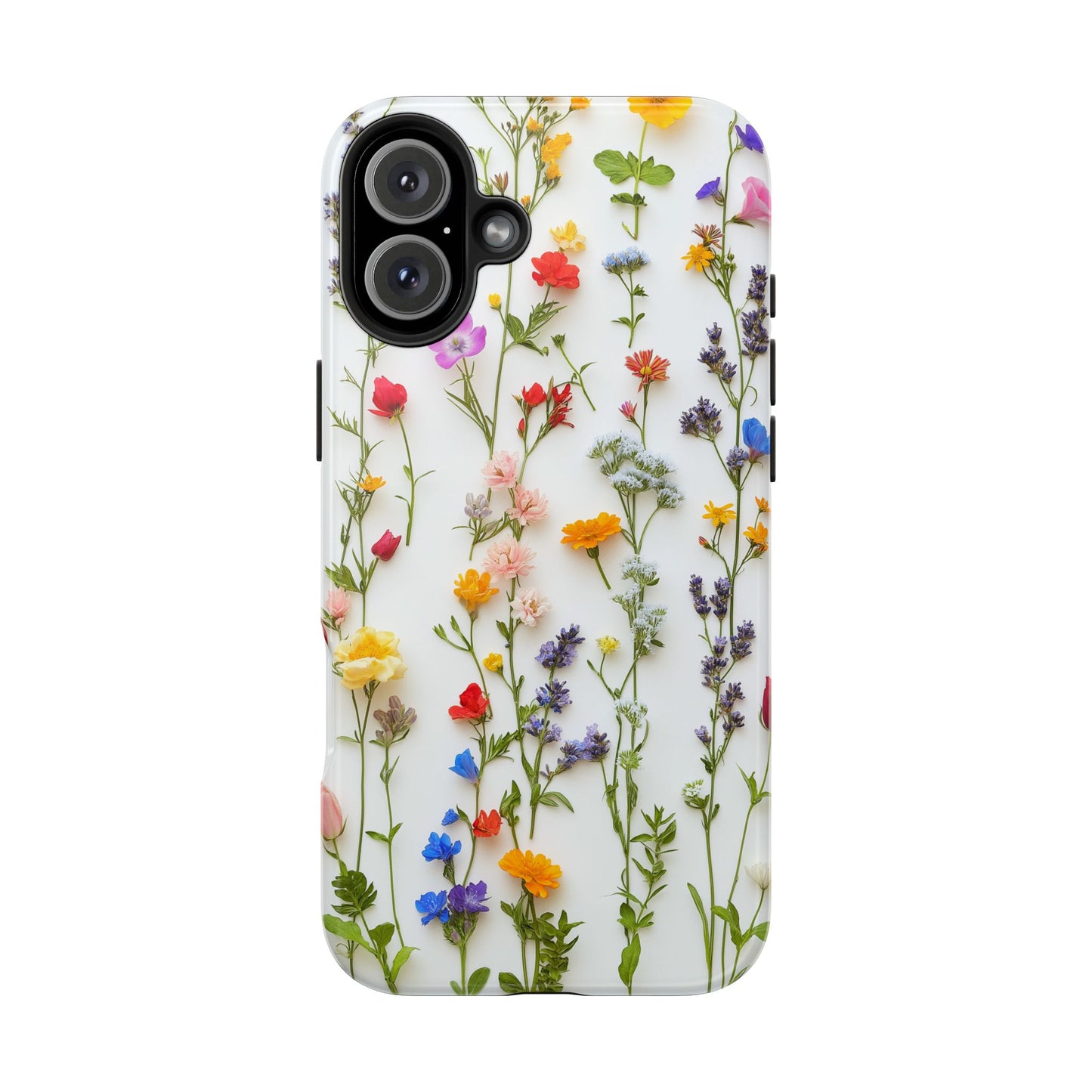 Rainbow Flowers iPhone Case