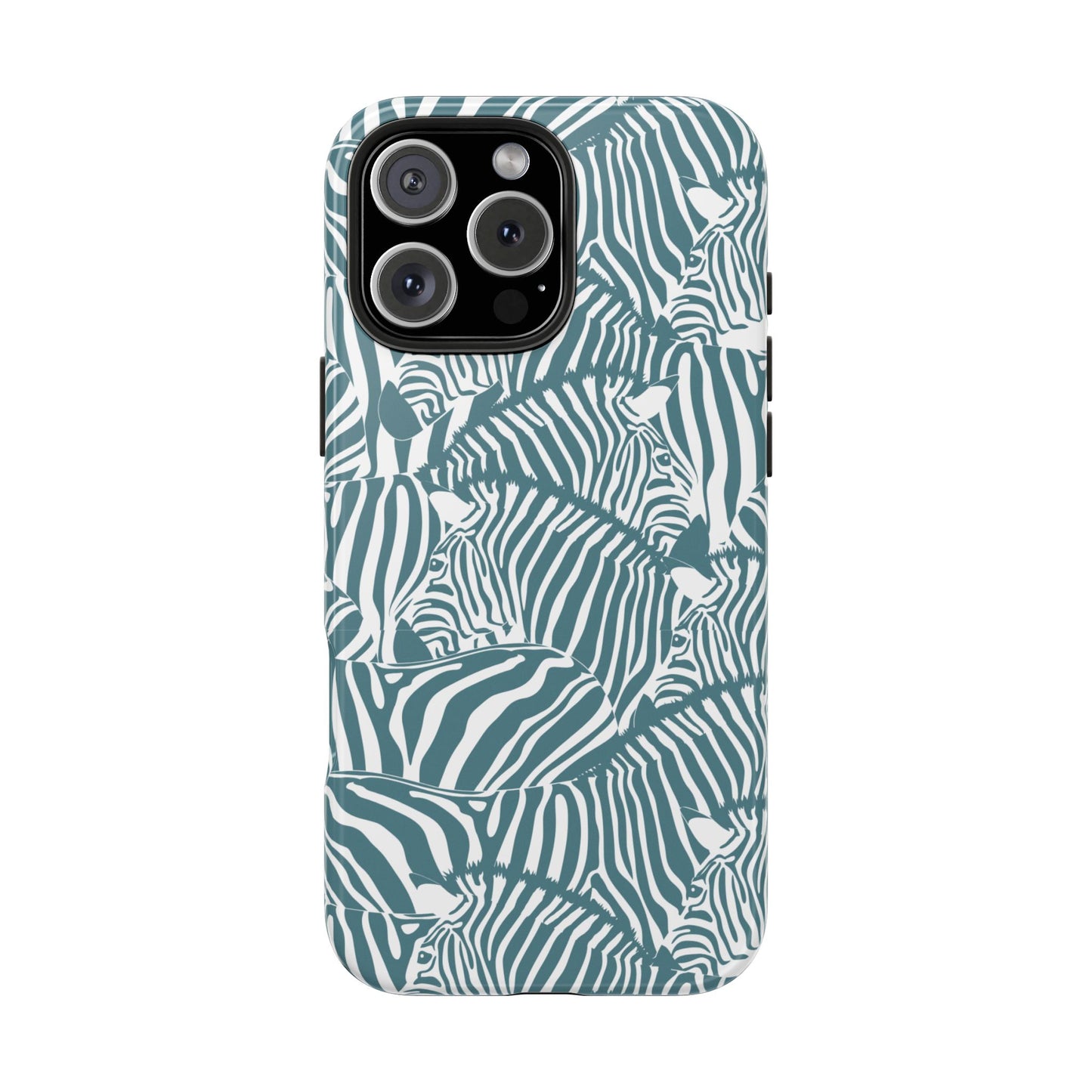 Green Zebra iPhone Case