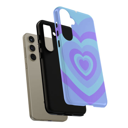 Infinity Blue & Purple Hearts Samsung Case