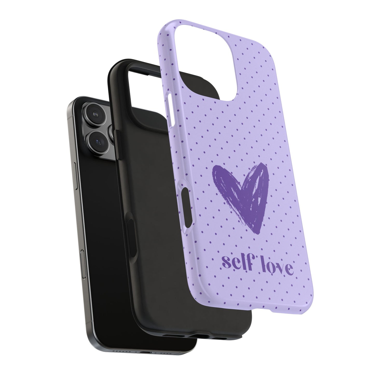 Self Love Purple iPhone Case