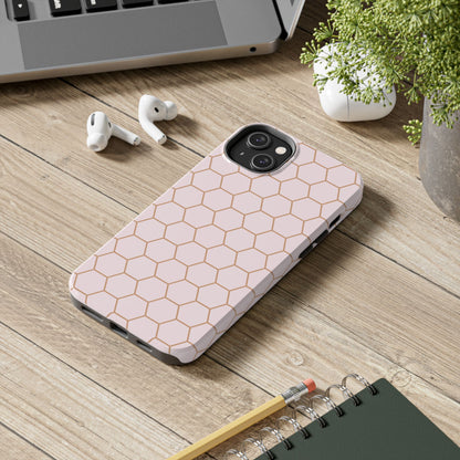 Coque iPhone rose abeille