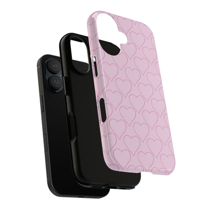 Hug of Hearts Pink iPhone Case