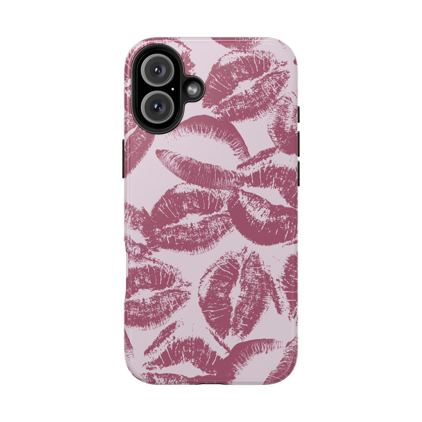 Kiss Kiss Pink iPhone Case