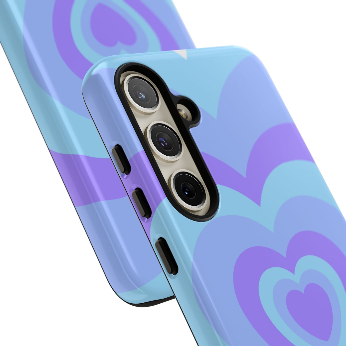 Infinity Blue & Purple Hearts Samsung Case