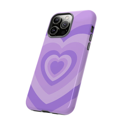 Infinity Purple Hearts iPhone Case