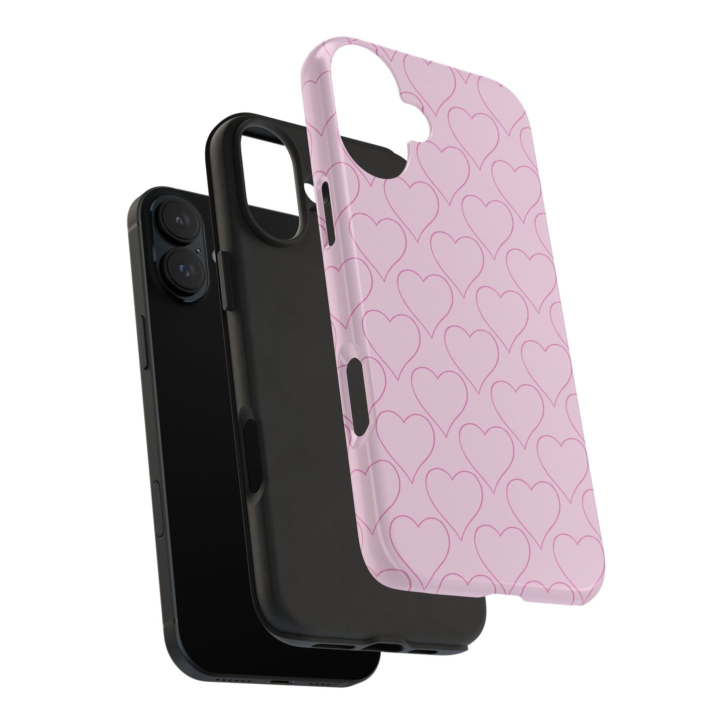 Hug of Hearts Pink iPhone Case