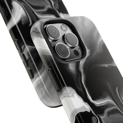 Black Fluid iPhone Case