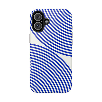 Blue Circles iPhone Case